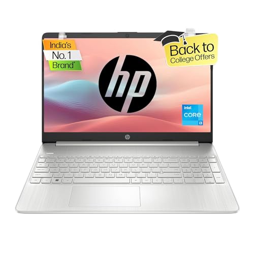 HP Laptop 15,12th Gen Intel Core i3-1215U,15.6 inch(39.6 cm),FHD,Anti-Glare,8 GB DDR4,1 TB SSD,Windows 11,MSO,Dual Speakers,1.69 kg,Natural Silver,15s-fq5328TU