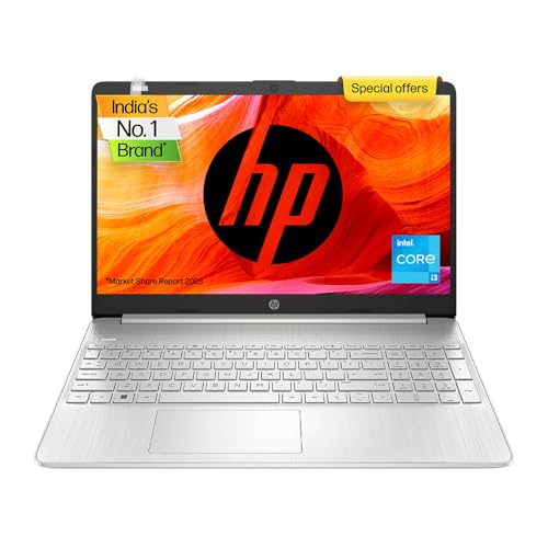 HP 15s 12th Gen Intel Core i3-1215U,15.6inch(39.6cm), FHD,Anti-glare,8GB RAM,512GB SSD,Intel UHD graphics,Dual Speakers(Win11,MSO2021,Silver,1.69Kg), 15s-FQ5185tu