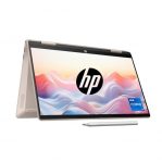 HP Pavilion x360, 13th Gen Intel Core i7-1355U, 14-inch (35.6 cm), FHD, Touchscreen, 16GB DDR4, 512GB SSD, FPR, 5 MP camera, Backlit KB, Audio by B&O, Pen (Win 11, MSO 2021, Gold, 1.51 kg), ek1020TU